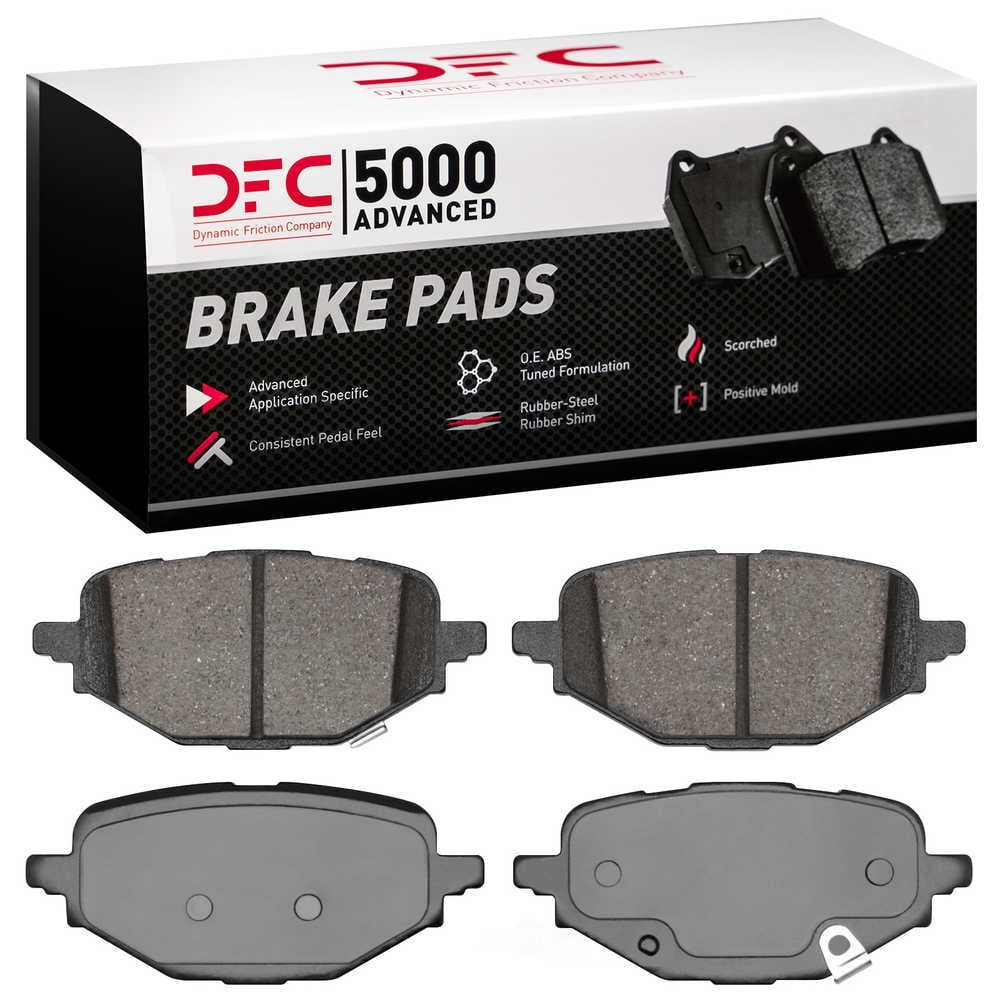 Dynamic Friction Company 1551-2457-00 DFC 5000 Advanced Brake Pads - Ceramic - OE Equivalent