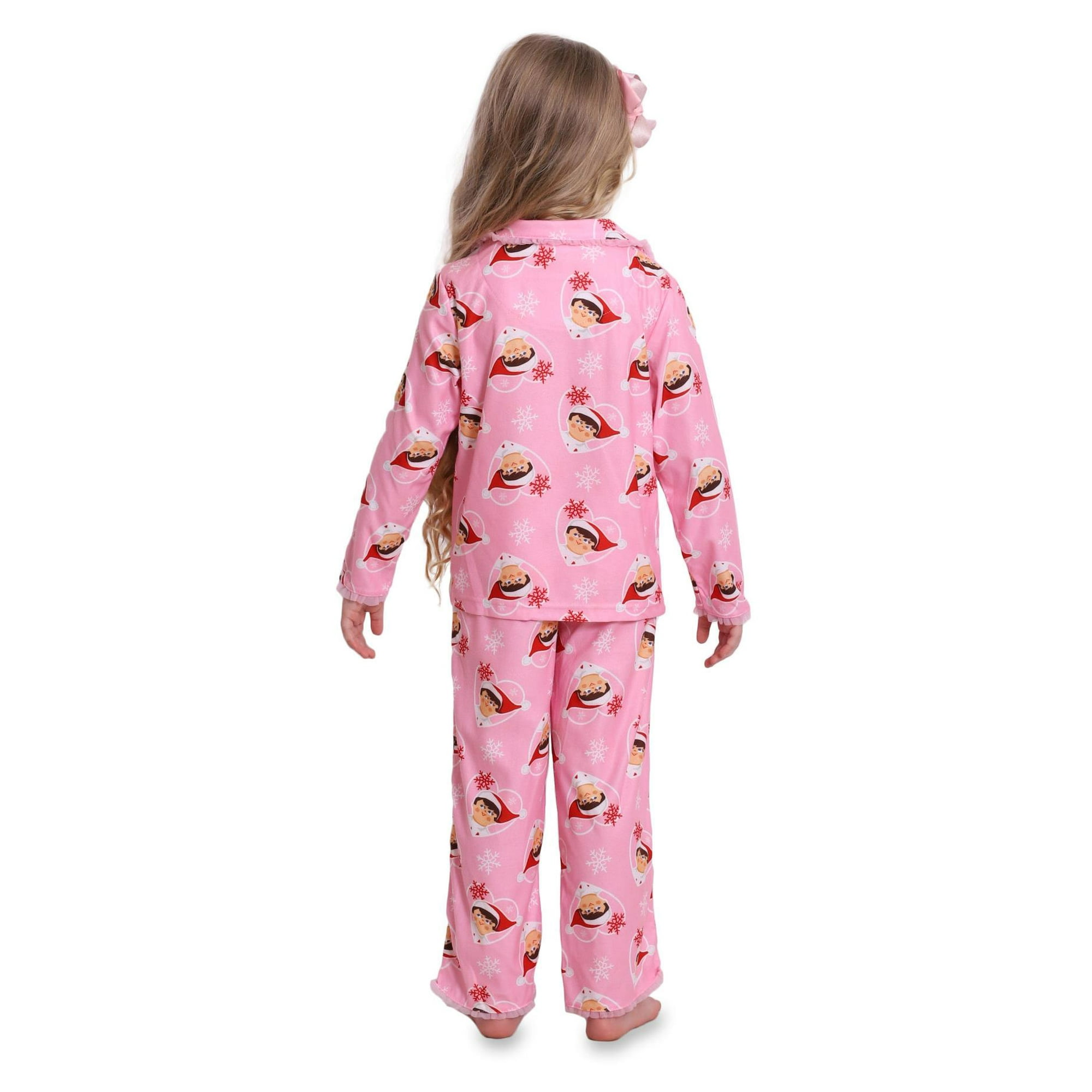 Girls elf pajamas hotsell