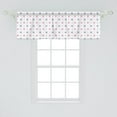 thumbnail image 2 of Ambesonne Pink Polka Dots Window Valance, Simplistic Rounds, 42" x 18", Pale Pink Lavender Blue, 2 of 3