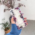 thumbnail image 1 of Bonita funda de teléfono con flores, funda suave transparente para Samsung Galaxy S21 FE S21 plus S22 Ultra A22 A32 A52 A72 A82 A53 A73 A71 A51 Note 20 zhangyuxiang LED, 1 of 2