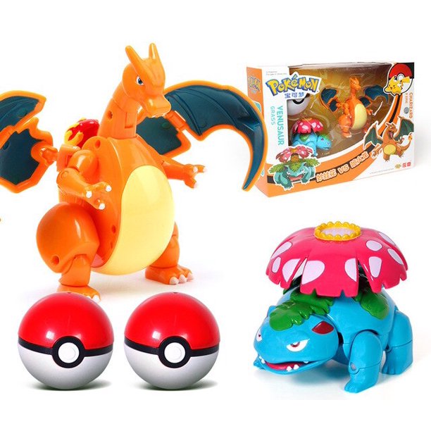 Pokémon Ball Variant Toy Model, Pikachu, Jenny Turtle, Pocket Monsters, Action Figure Toy, Christmas Gift zhangyuxiang LED