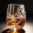 thumbnail image 5 of Art Goose Glass Cup,12 oz,Reusable Glassware Cup for Beverage,Soda,Lemon,Juice, Drinking Borosilicate Drinkware Mug,2pcs - 01 Goose Cup, 5 of 7