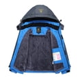 thumbnail image 3 of Keevoom Boys Fleece Ski Jacket Waterproof Kids Hooded Winter Warm Snow Coat, 3 of 6