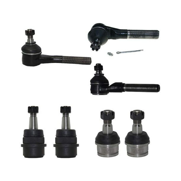 Front Ball Joint and Tie Rod End Kit - Compatible with 1991 - 1995, 1997 -  2006 Jeep Wrangler 1992 1993 1994 1998 1999 2000 2001 2002 2003 2004 2005 -  