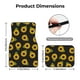 thumbnail image 5 of Fotbe Sunflowers Juego de 4 Tapetes para Auto con Estampado – Alfombrillas de Goma Reforzada, Diseño Antideslizante, Protección para Todo el Año – Vehículos, Autos, Camionetas y SUVs, 5 of 7