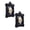 A218 A 4.6"X3.4" 2Pack, variant on 2Pcs Halloween Decorations Unique Skeleton Photo Hanging Ornament, Skull Statue Frame Wall Decor 3D Resin Sculpture 4.6"X3.4" Halloween Decor, 3D Frame Wall Deocr Gothic