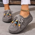 thumbnail image 2 of Chaussures de Course pour Femmes, Mode Décontractée, Style Ethnique, Fermetures Tendance, Confortables, Plates, Pantoufles pour Femmes, 2 of 9