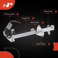 thumbnail image 6 of A-Premium Electric Power Window Regulator with Motor Compatible with Honda Civic 2016 2017 2018 2019 2020, Coupe, Front Left Driver Side, 6 of 9