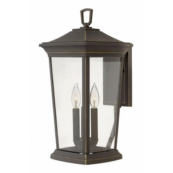 3 Light Large Outdoor Wall Lantern in Traditional Style 10 inches Wide By 19.25 inches High-Oil Rubbed Bronze Finish-Incandescent Lamping Type Bailey