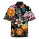 thumbnail image 1 of Camisas Para Hombre Manga Larga Camisa de manga corta con estampado digital 3d de ocio de tendencia de moda de playa de turismo de vacaciones de verano para hombres (Gold, S), 1 of 3