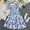 Blue, variant on TAIAOJING Toddler Girl Dress Kids Girls Puff Sleeves Solid Color Dress Princess Dress Clothes Outfits Beach Sundress 4-5 Years