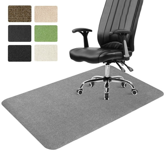 ANMINY Office Chair Mat for Hardwood Floor 36" x 55" Desk Chair Mat Non-Slip Home Office Protector in Living Room Study Office, Gray