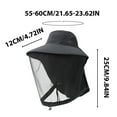 thumbnail image 3 of Cadorn 1 PCS Mesh Beekeeping Hat with Head Net, Black Breathable Veil Cap Adjustable for Outdoor Activities Gardening Camping Mosquito Protection, Beekeeping Supplies Beekeeper Accessories, 3 of 4