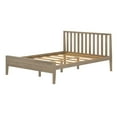 thumbnail image 3 of Plank+Beam Solid Wood Scandinavian Queen Bed Frame with Headboard, Platform Bed for Adults, Blonde, 3 of 10