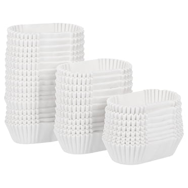 HEALEEP Cake Cups White 1000Pcs 2.83X1.38X0.98in
