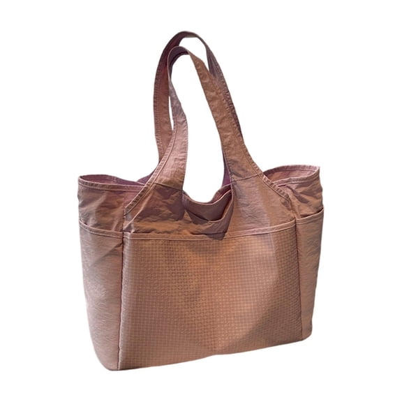 Leodye 1PCS Women Large Capacity Casual Tote Shoulder Bag, Multi-Pocket Handbag with Wet Dry Separation for Gym Shopping Daily Travel -18.11 × 12.2 × 6.29 in