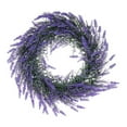thumbnail image 5 of WASHWEPE 1Pack Wreath Artificial for Home Decor Christmas Party 38X0.39In Purple Plastic Lavender, 5 of 8