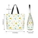 thumbnail image 5 of Balery Chicken Bolsa Tote Estilo Estético con Cremalleras, Bolsa de Hombro, Bolsa de Compras Grande y Plegable, 5 of 8
