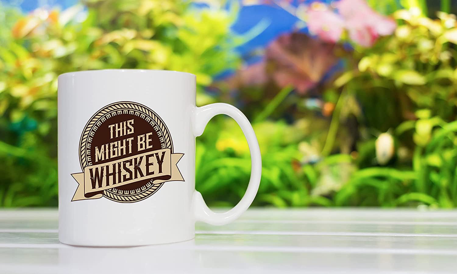 Whiskey Lovers mugs, This is probably whiskey - White Coffee Mug