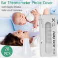 thumbnail image 2 of 100pcs Ear Thermometer Covers Replacement Lens Ear Filter Cap Probe Braun Thermoscan, 2 of 5
