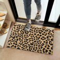 thumbnail image 2 of Beige and Black Of Leopard Print Door Rugs,Washable Non Slip Door Mats Indoor,Decorative Door Mats,Entry Mat Indoor for Entrance,Bedroom,Kitchen,Bathroom,16"x24", 2 of 6