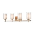 thumbnail image 3 of Millennium Lighting  Huderson 4 Light Metal Bathroom Vanity Fixture in Multiple Finishes Modern Gold Gold Brushed, 3 of 5