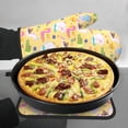 thumbnail image 7 of Bingfone Summer Animals Print Oven Mitts Pot Holders Set 2 PCS for Kitchen for Cooking Grilling Baking BBQ Pot Holders Cook Essentials, 7 of 7