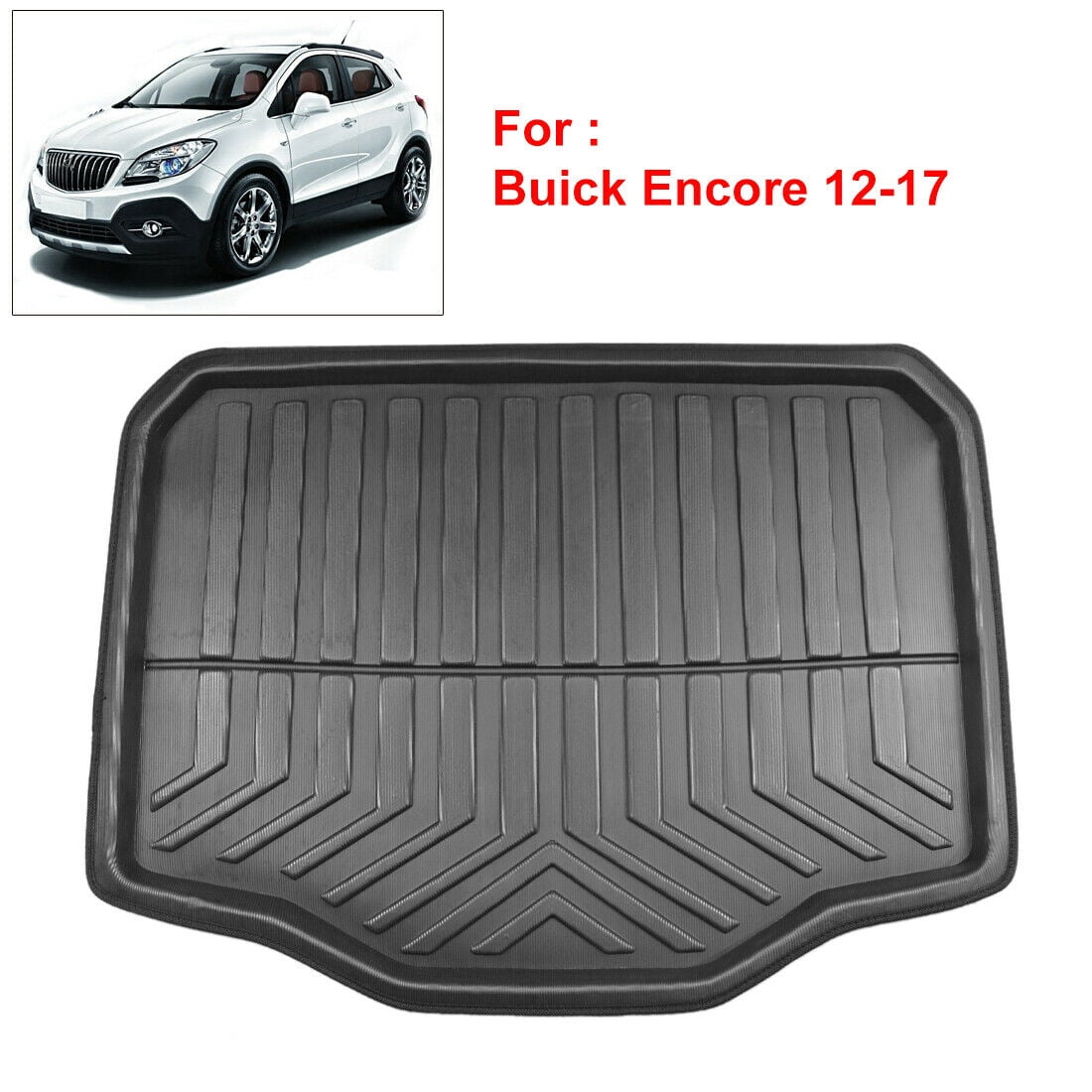 Vehicle Rear Trunk Boot Liner Cargo Mat Floor Tray for Buick Encore 12