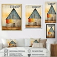 thumbnail image 4 of Designart "Muted Tone Minimalism With Barn" Barn Floater Framed Wall Art Prints, 4 of 5