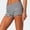 Colorful, variant on Women's Fold Over Shorts Threadcloth Striped Shorts Elastic Waist Y2K Lounge Shorts Foldover Cute Pajama Micro Bottoms Mini Shorts Sleepwear Colorful,S