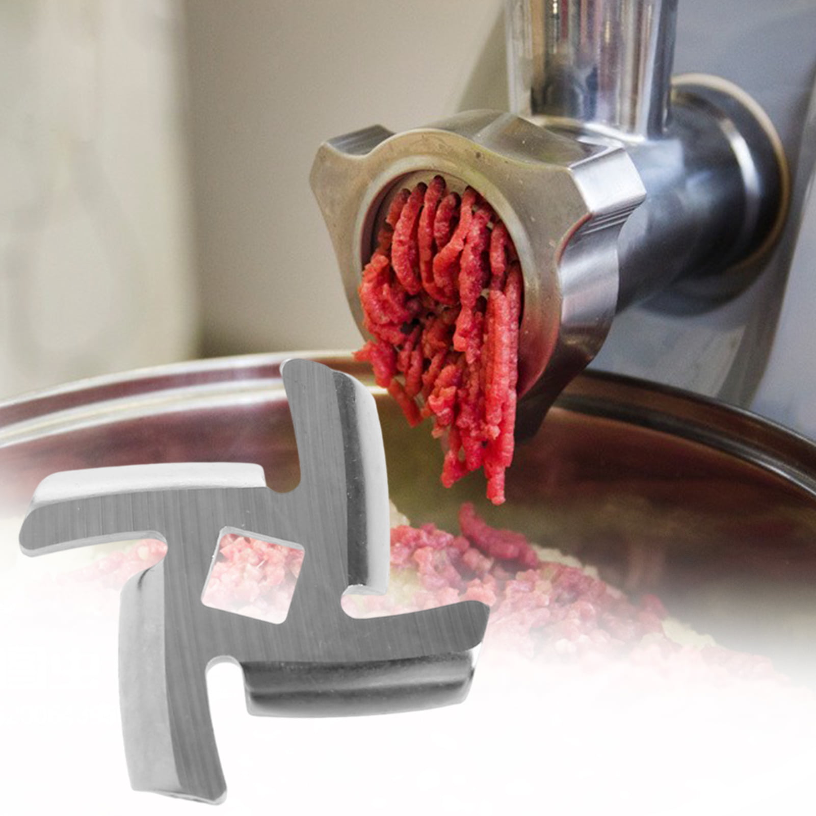 7 replacement parts for VINTAGE KitchenAid Metal Meat Grinder SEE DESCRIPTION 