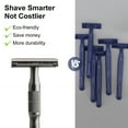 thumbnail image 4 of FACEGA Razors for Men,Classic Manual Razor Single Blade Razor,Shaving Control Easy Handling Straight Razor,Style6, 4 of 7