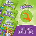 thumbnail image 3 of Children's Grape-flavored Dental Floss Picks, colorful animals add fun, support healthy habits, easy grip handle and fluoride-coated floss, each pack 375 pieces, 3 of 4