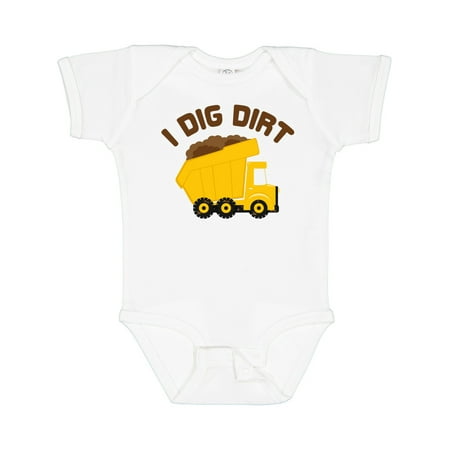 

Inktastic I Dig Dirt Gift Baby Boy or Baby Girl Bodysuit