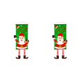 thumbnail image 2 of sweethay 115x40cm Feliz Navidad decoración para el hogar Noel 2020 Navidad guirnalda adornos Navidad Feliz Año Nuevo decoración puerta delantera Banner Papá Noel 2piezas sweethay CBP143409, 2 of 5
