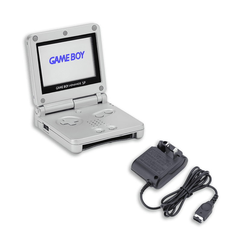 Nintendo Game boy Advance SP GBA SP Game Console, Platinum Silver
