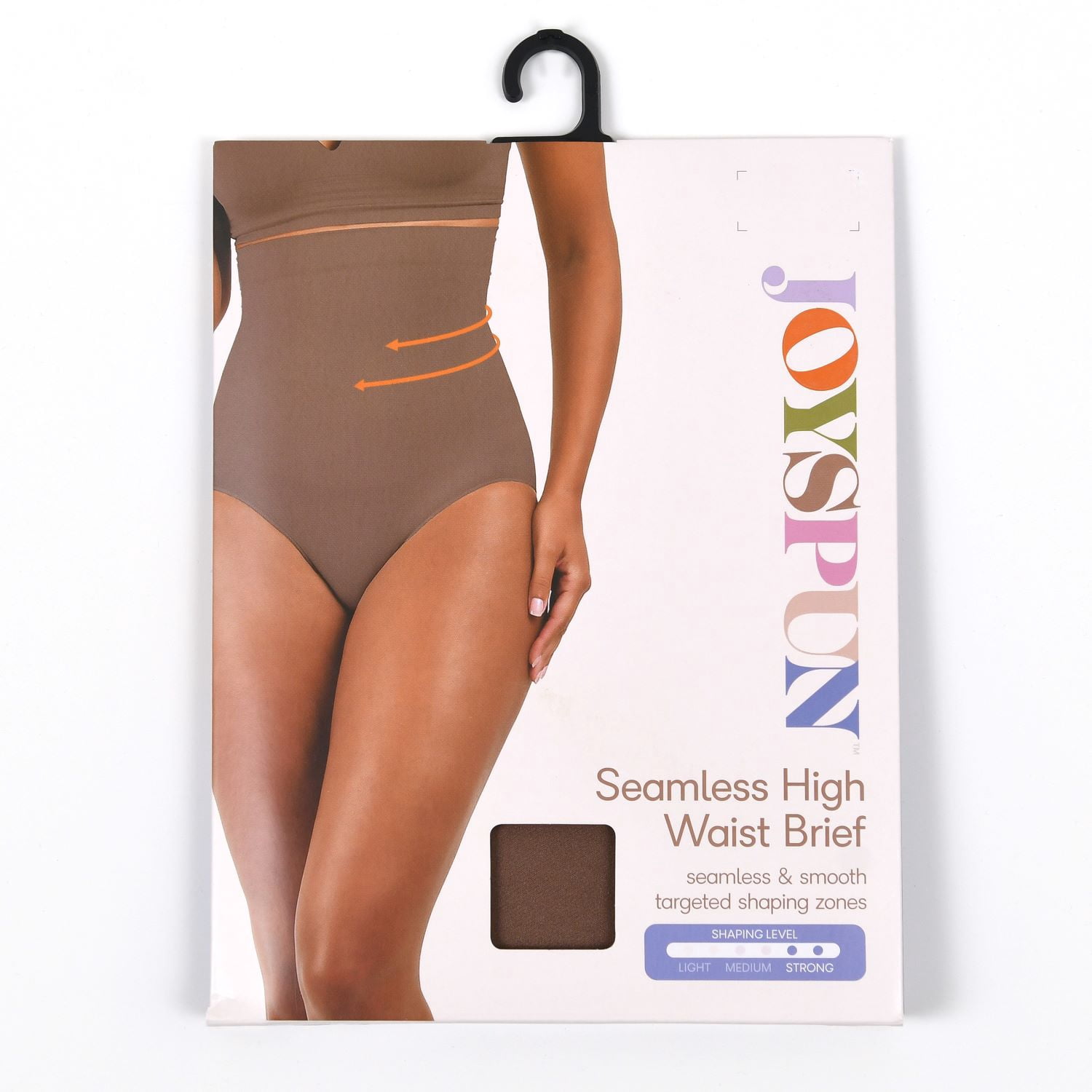 Joyspun Women's Shapewear Seamless Sculpting High Waisted Brief, Sizes S to XXXL