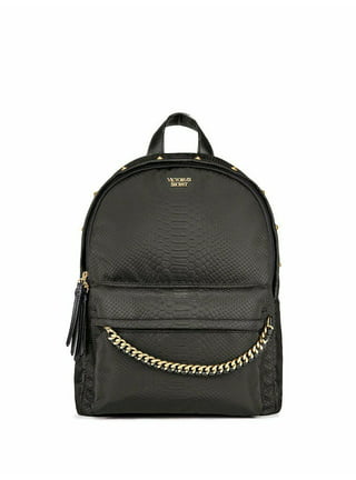 Vegan leather backpack VICTORIA'S SECRET Black in Vegan leather - 33321033