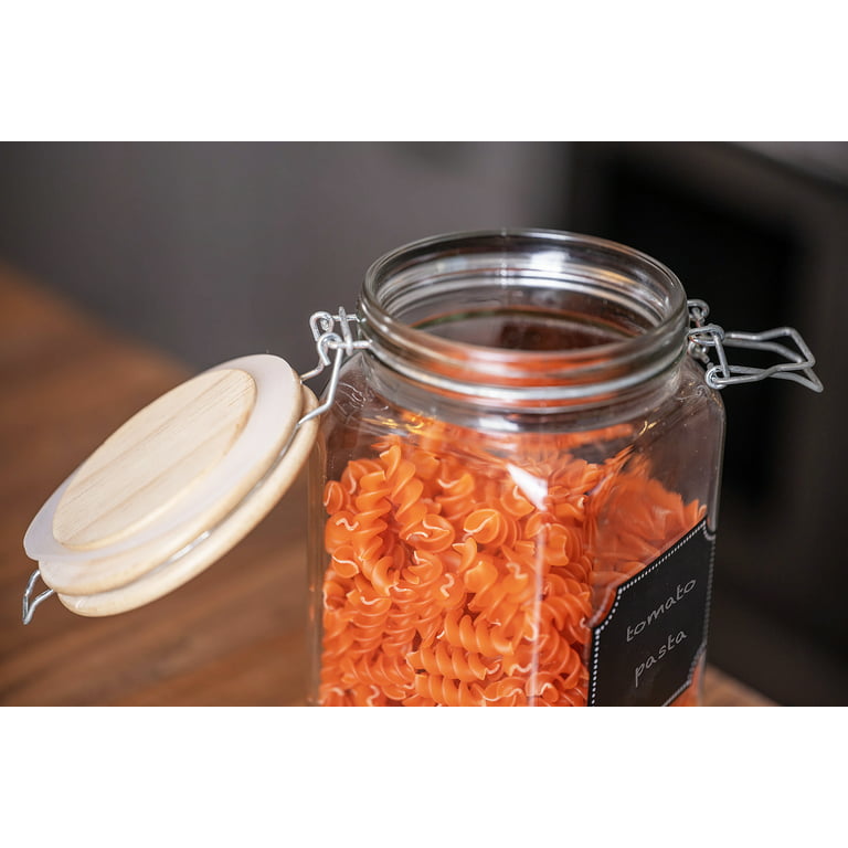 Glass Storage Canister with wood lid - Small - Threshold™