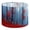 Color 2, variant on Linen Drum Lampshades Forest Red Leaves Trees Blue Mysterious Scenery Autumn Leaves Red 13"x13"x10" Light Shade for Table Lamps Floor Lamp Shades Lampshade Replacement Assembly Required