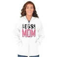 thumbnail image 4 of Boss Mom Funny Mothers Day Momma Zip Hoodie Sweatshirt Women Brisco Brands S, 4 of 6
