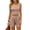 Khaki, variant on Womens 2 Piece Outfits Striped Casual Sleeveless Tank Top Matching Shorts Lounge Sets Summer Beach Vacation Clothes