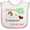 White and Pink, variant on Inktastic Someone in Tennessee Loves Me Boys or Girls Baby Bib