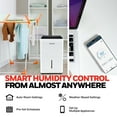 thumbnail image 6 of Honeywell 32-Pint ENERGY STAR Smart WiFi Dehumidifier for 3,000 Sq Ft – Laundry Mode, Auto-Comfort Mode & Thermal Overload Protection, TPFIT32AWK, 6 of 14