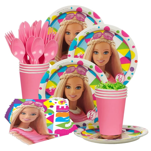 Barbie Sparkle Standard Birthday Party Tableware Kit