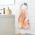 thumbnail image 3 of Yayeee 2 Pack Hand Towels for Bathroom 100% Cotton 16" x 28" Soft Absorbent Kitchen Towel, Red Starfish, 3 of 7