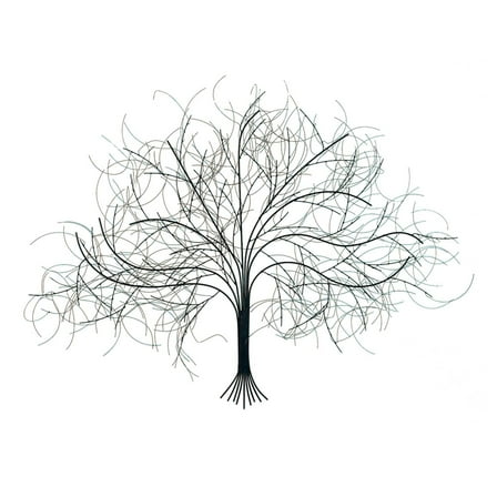 SIGNALS Black Tree Wall Art -  Handcrafted Metal Wall Art Decor, Wall Hanging Decor Sculpture