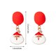 thumbnail image 2 of Pendientes de Navidad Candy Elk Bell moda salvaje rojo y verde pelo bola pendientes Wmkox8yi  sjalhkljlk4674, 2 of 2