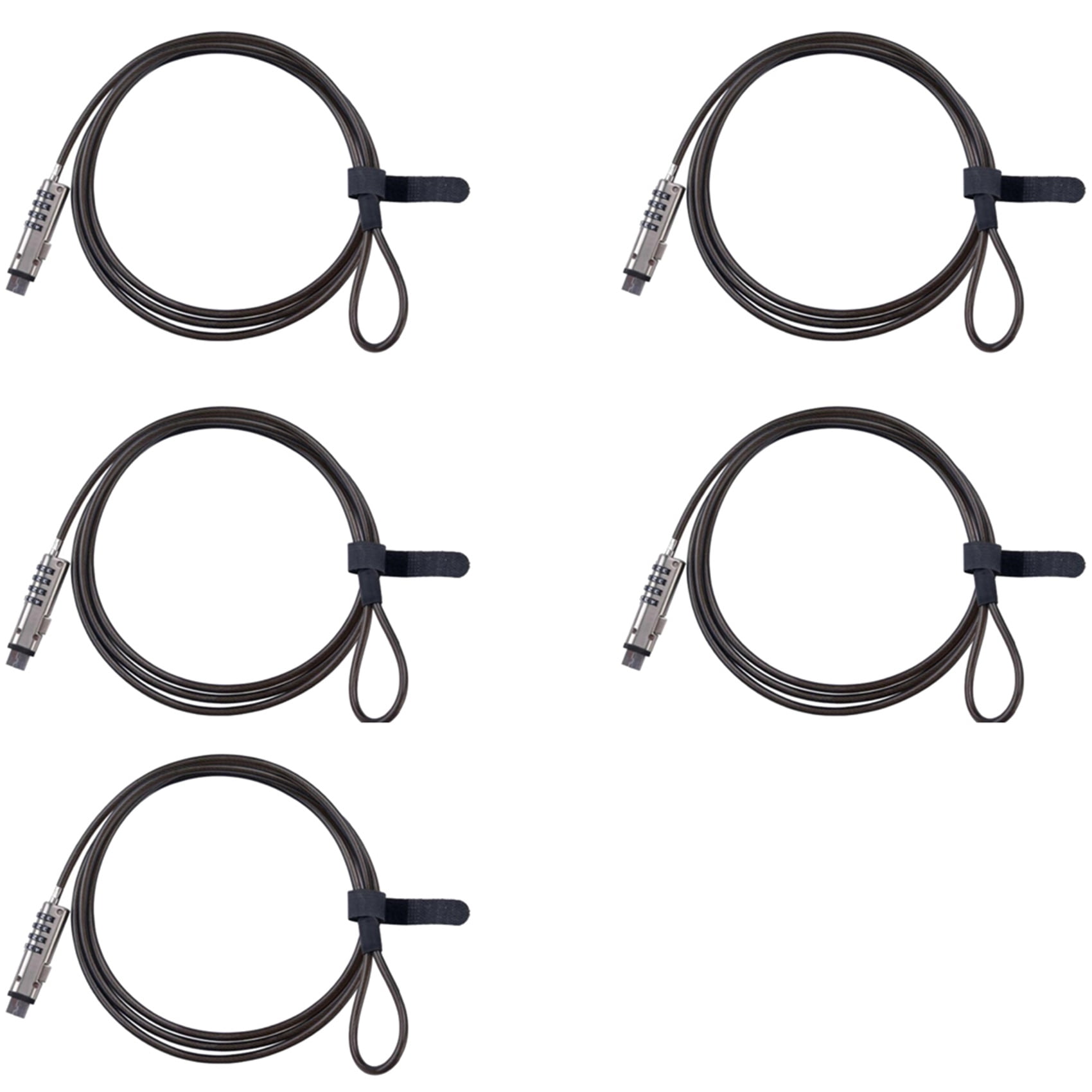 5X 4 Digital Universal Lock USB Laptop Security Cable Lock for Computer
