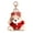 Red, variant on Cute Teddy Bear Keychain - Soft Sweater Bear Keyring, Backpack & Car Key Chain, Gift for Loved Ones